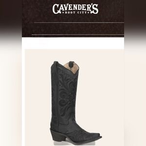 Circle G Black Heeled Boots